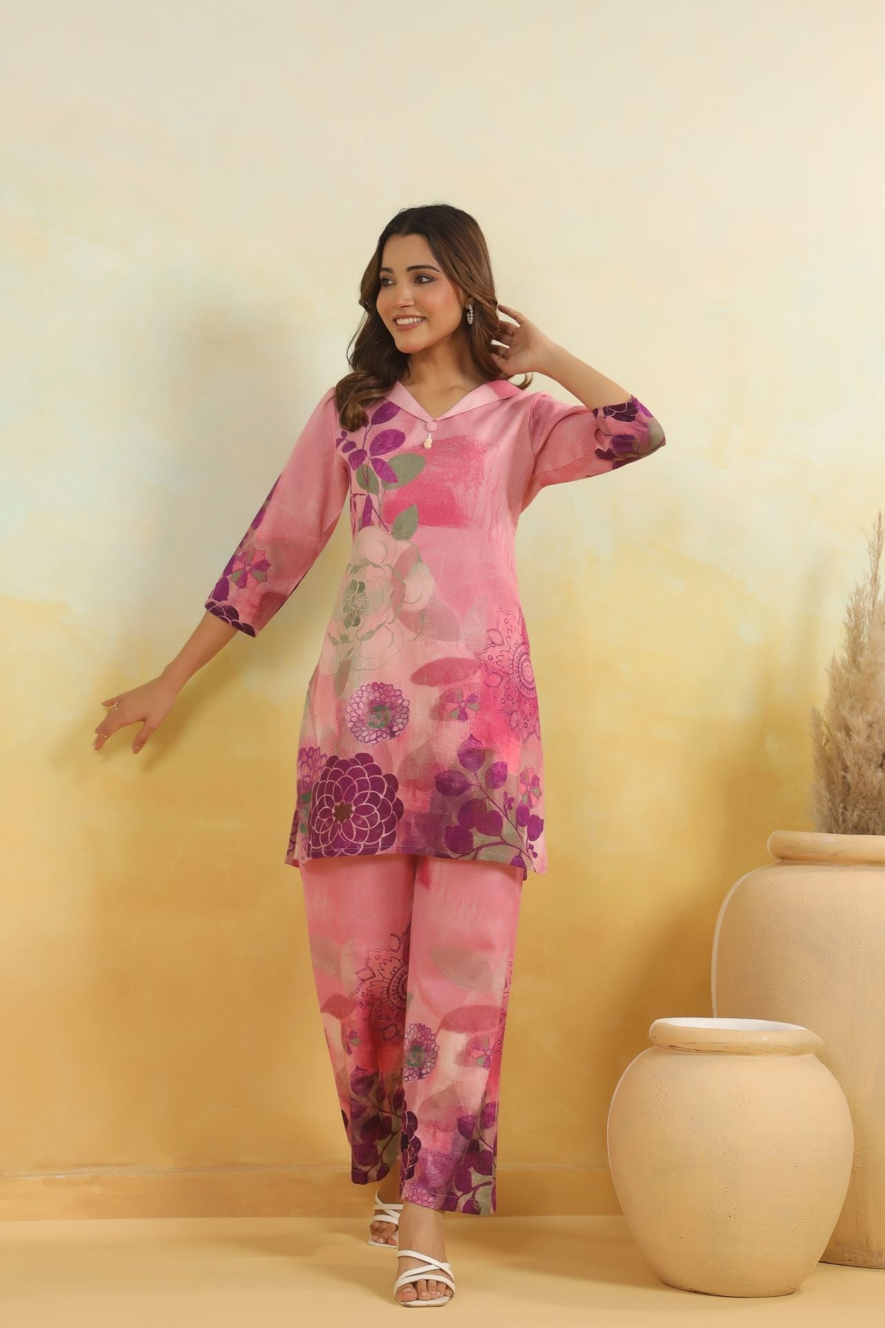 Blush Bloom Floral Co-ord Set