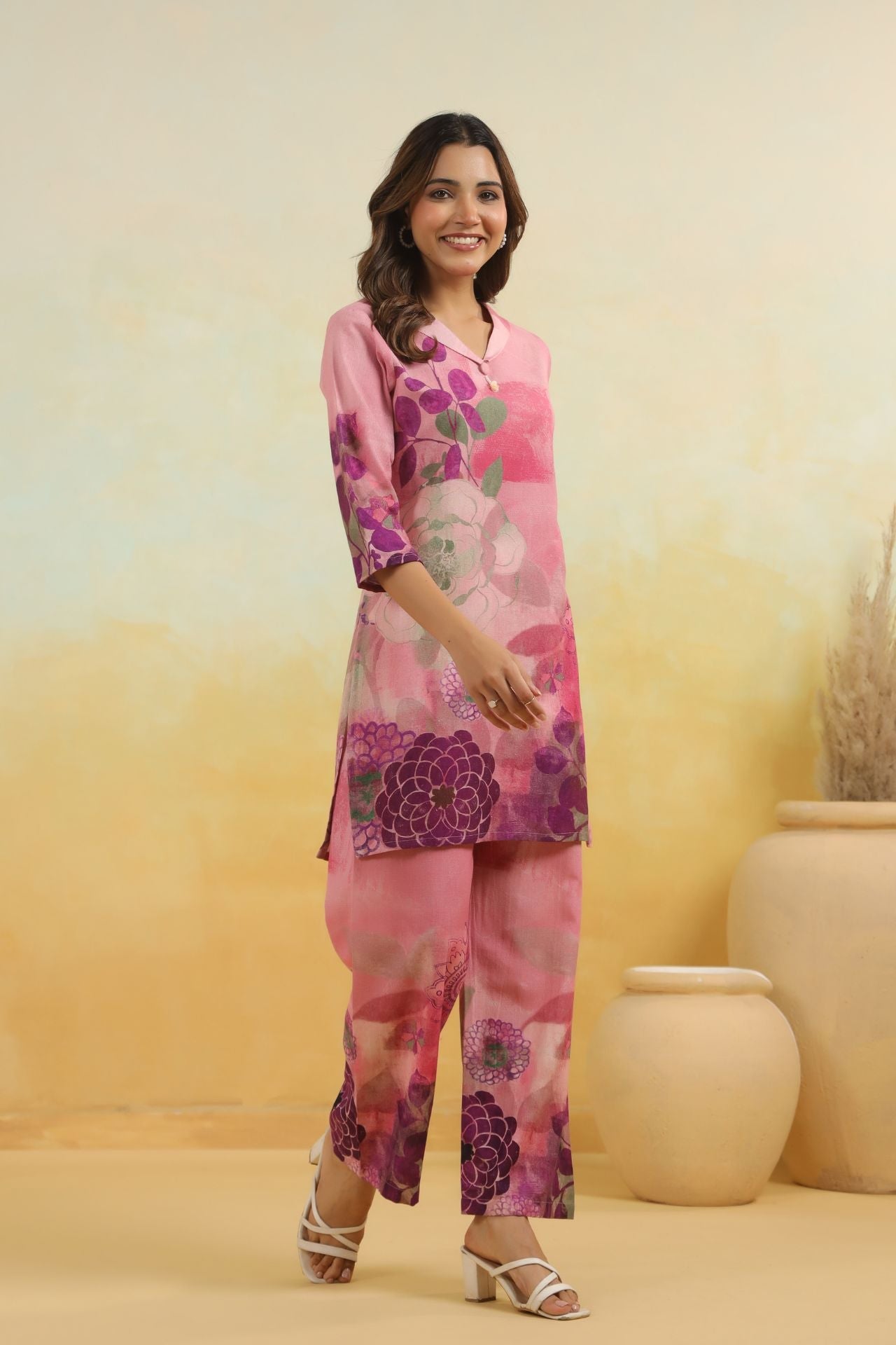 Blush Bloom Floral Co-ord Set
