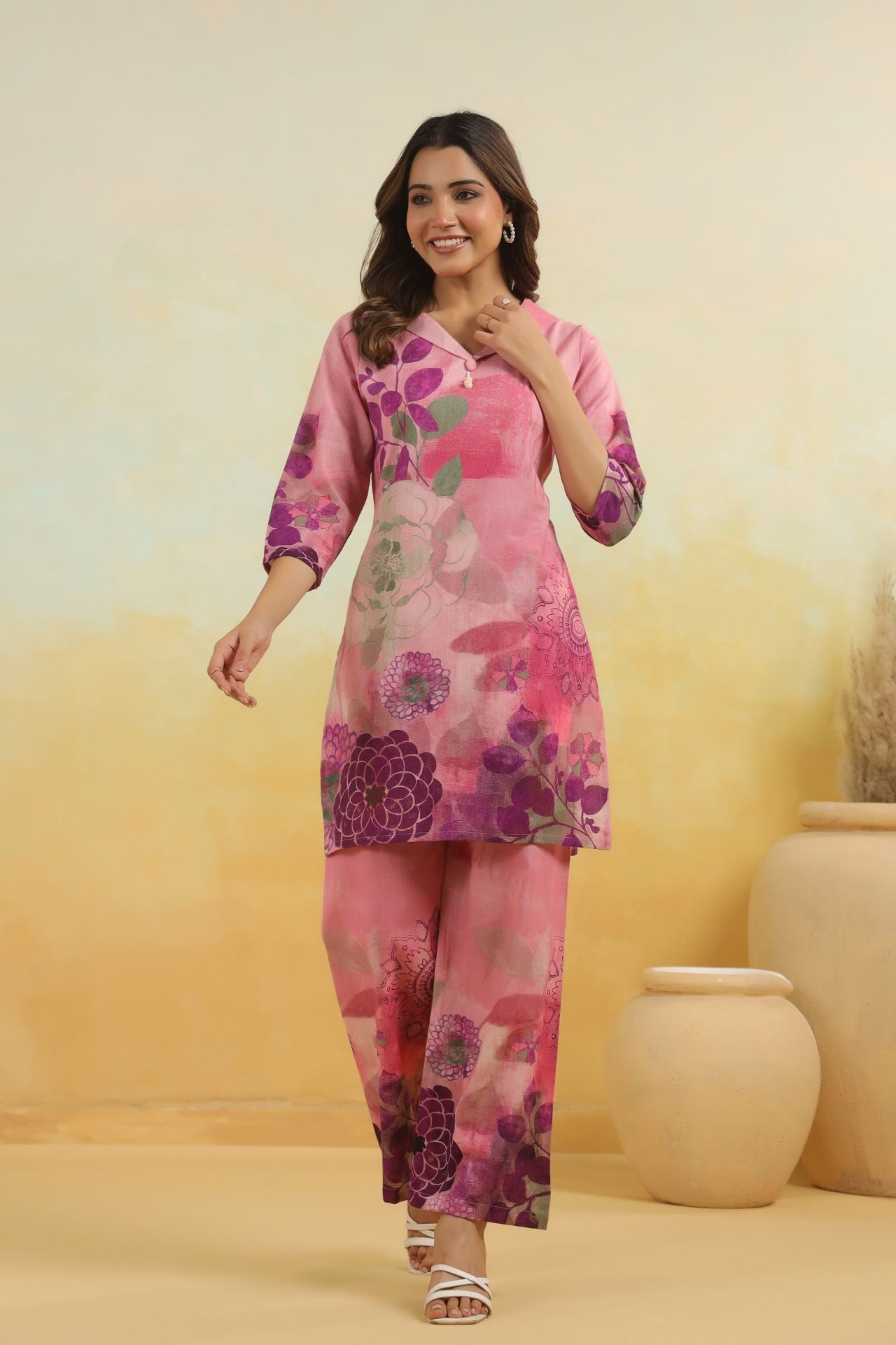 Blush Bloom Floral Co-ord Set