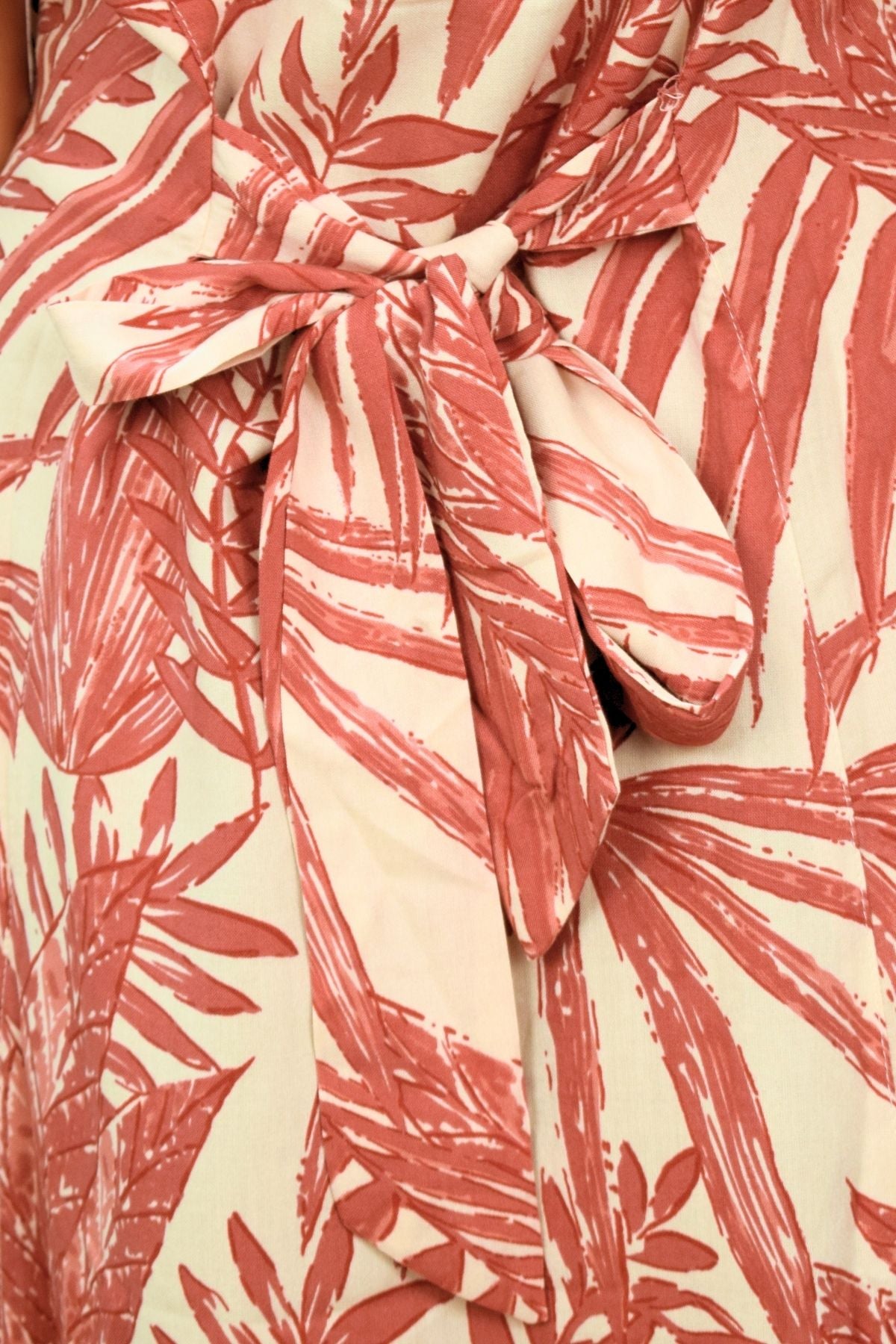 Terracotta Tropics Shirt Dress