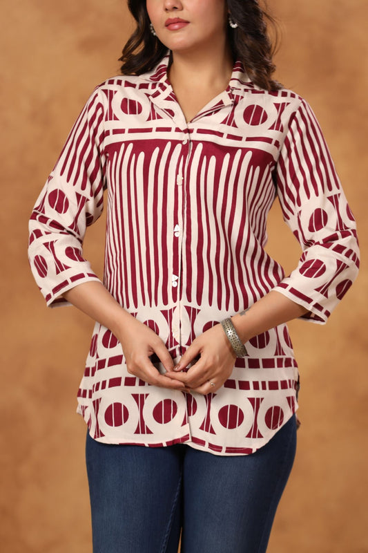 Nyra Abstract Pop Shirt Kurti