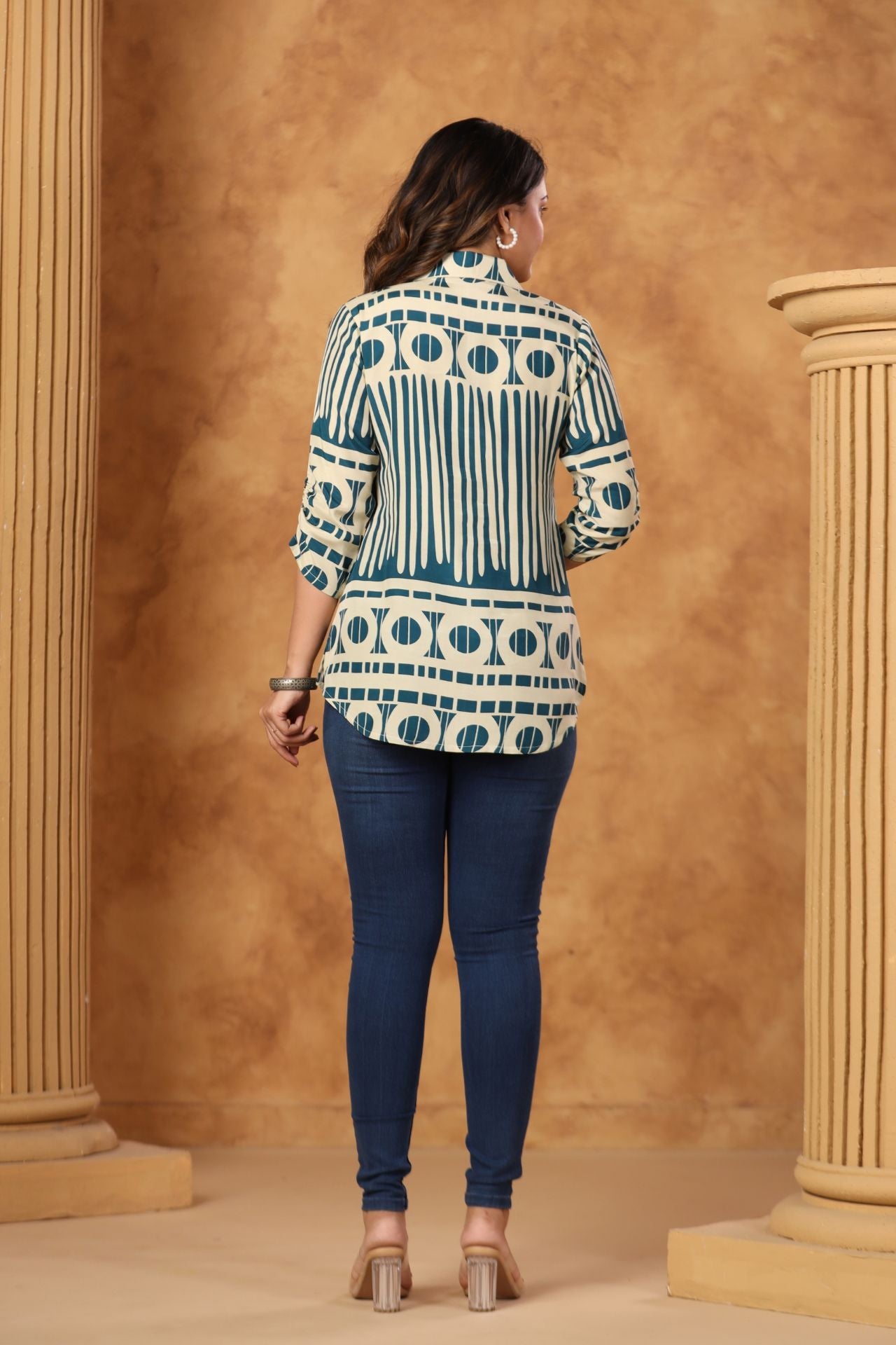 Nyra Abstract Pop Shirt Kurti