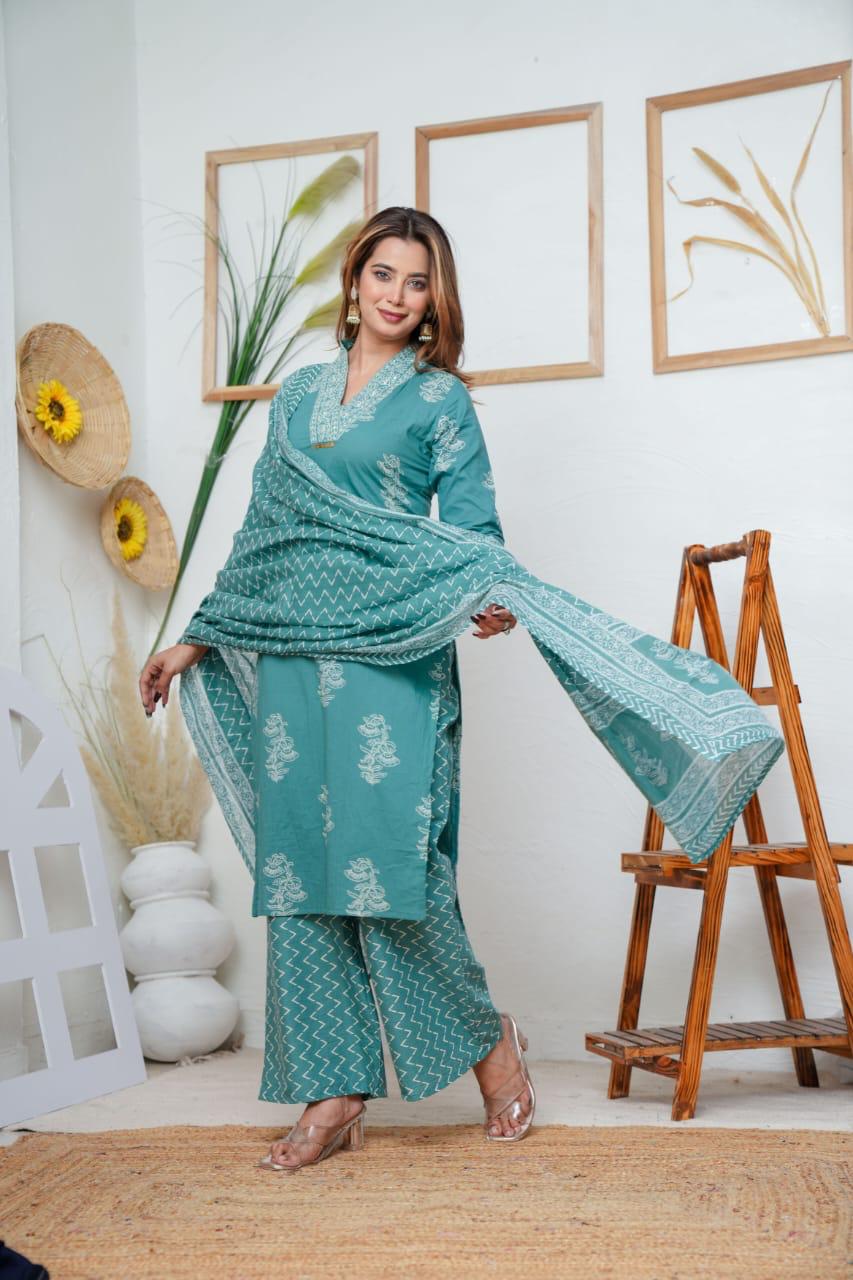 Sage Serenity Kurta Set