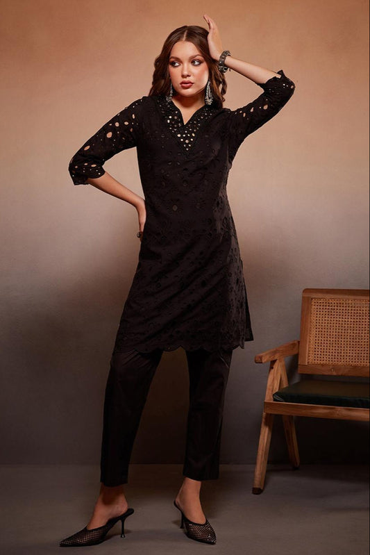 Noir Elegance Co-ord Set