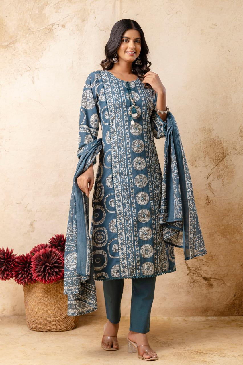 Taal Printed Kurta Set