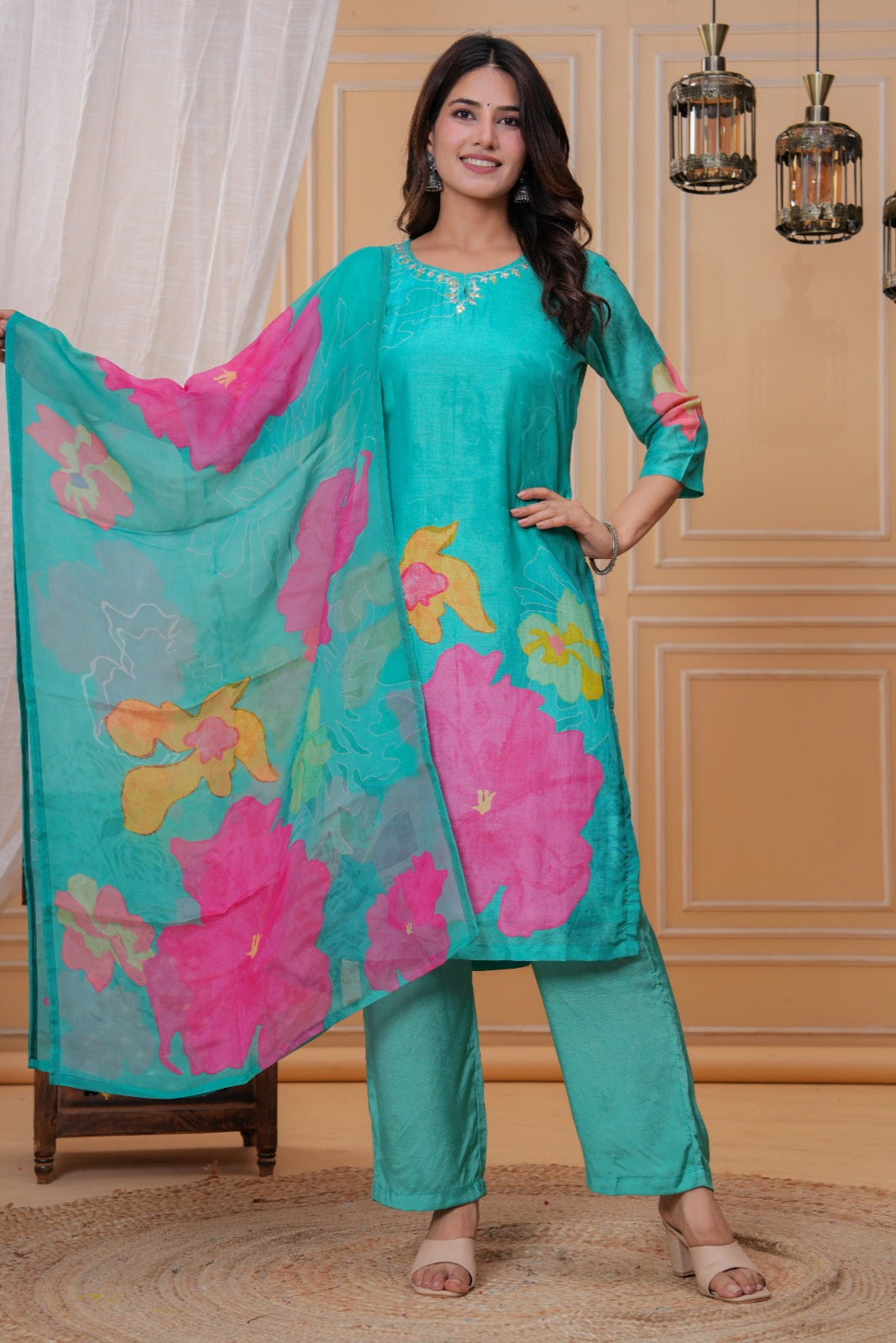 Tropical Breeze Kurta Set