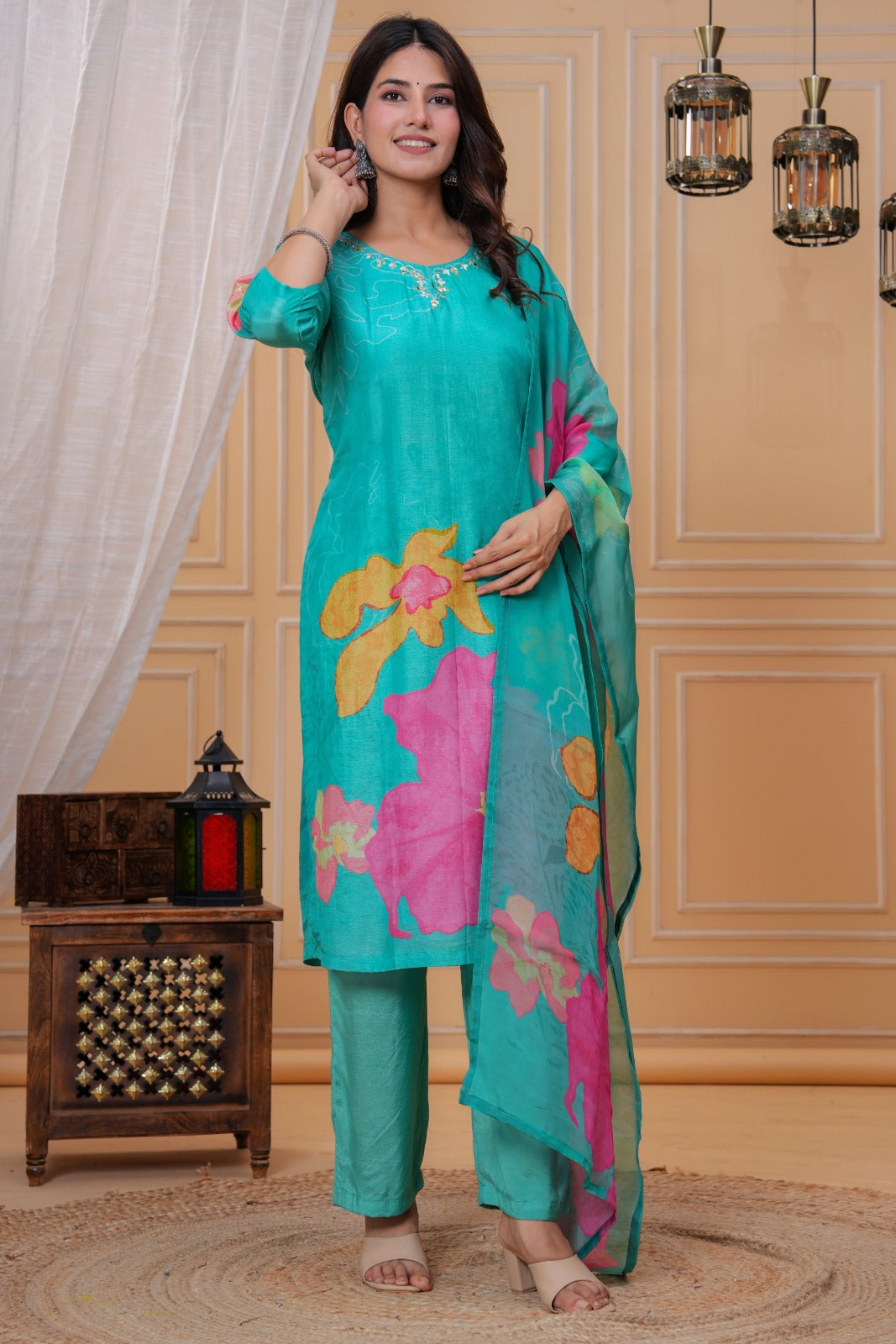 Tropical Breeze Kurta Set