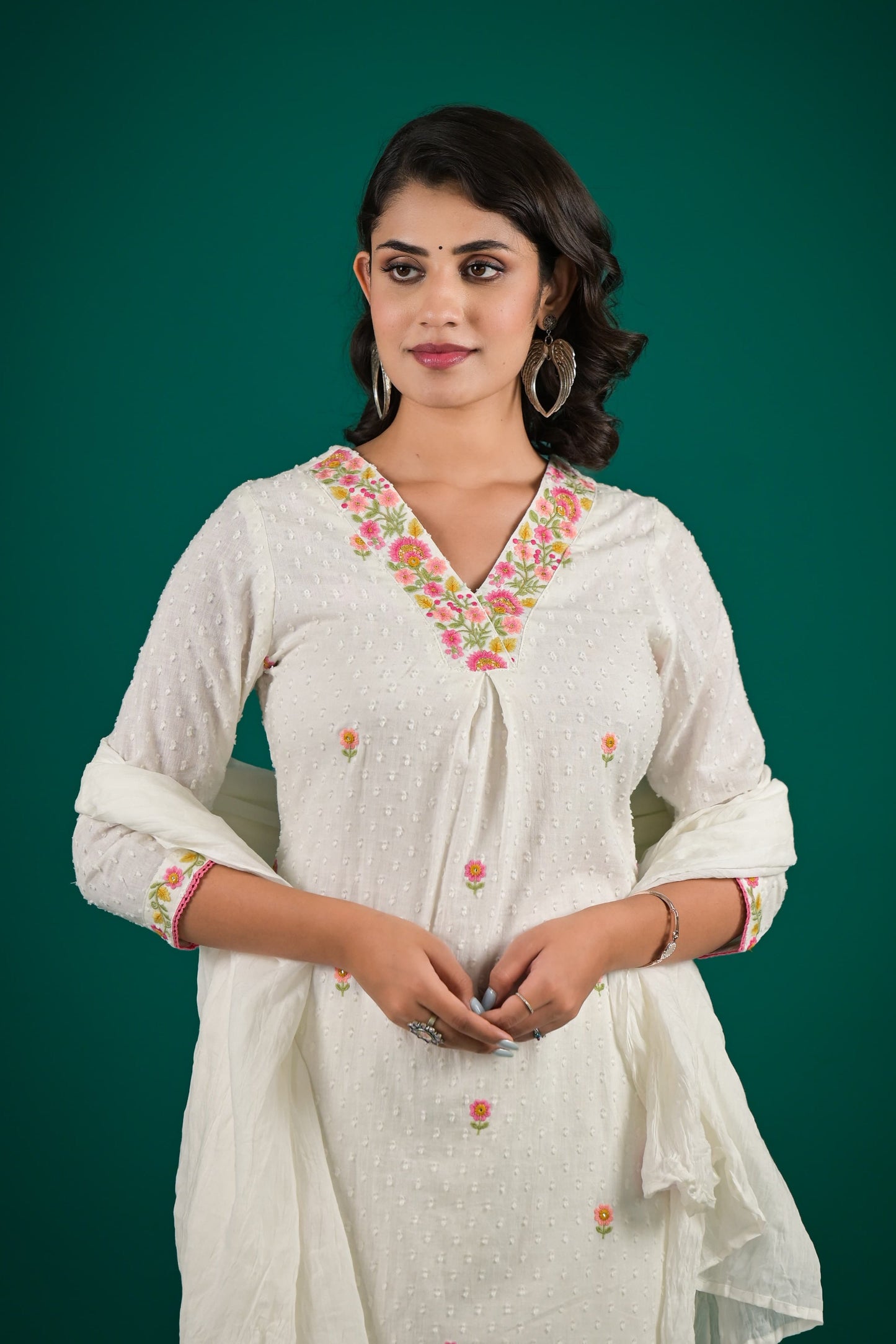 Embroidered Grace Kurti Set
