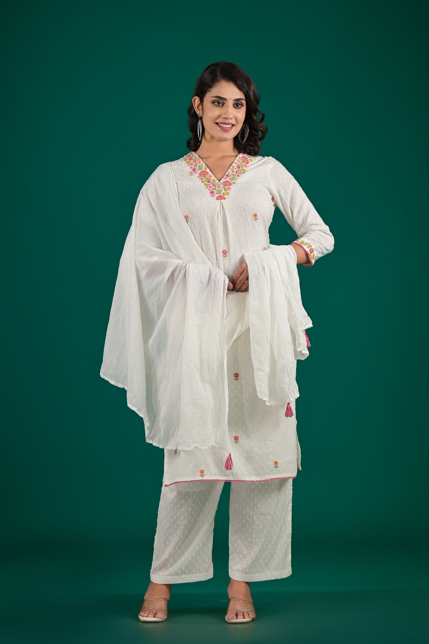 Embroidered Grace Kurti Set