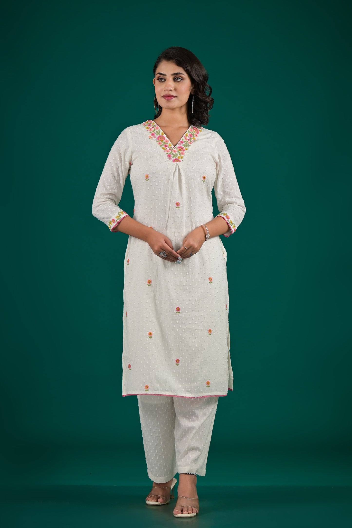 Embroidered Grace Kurti Set