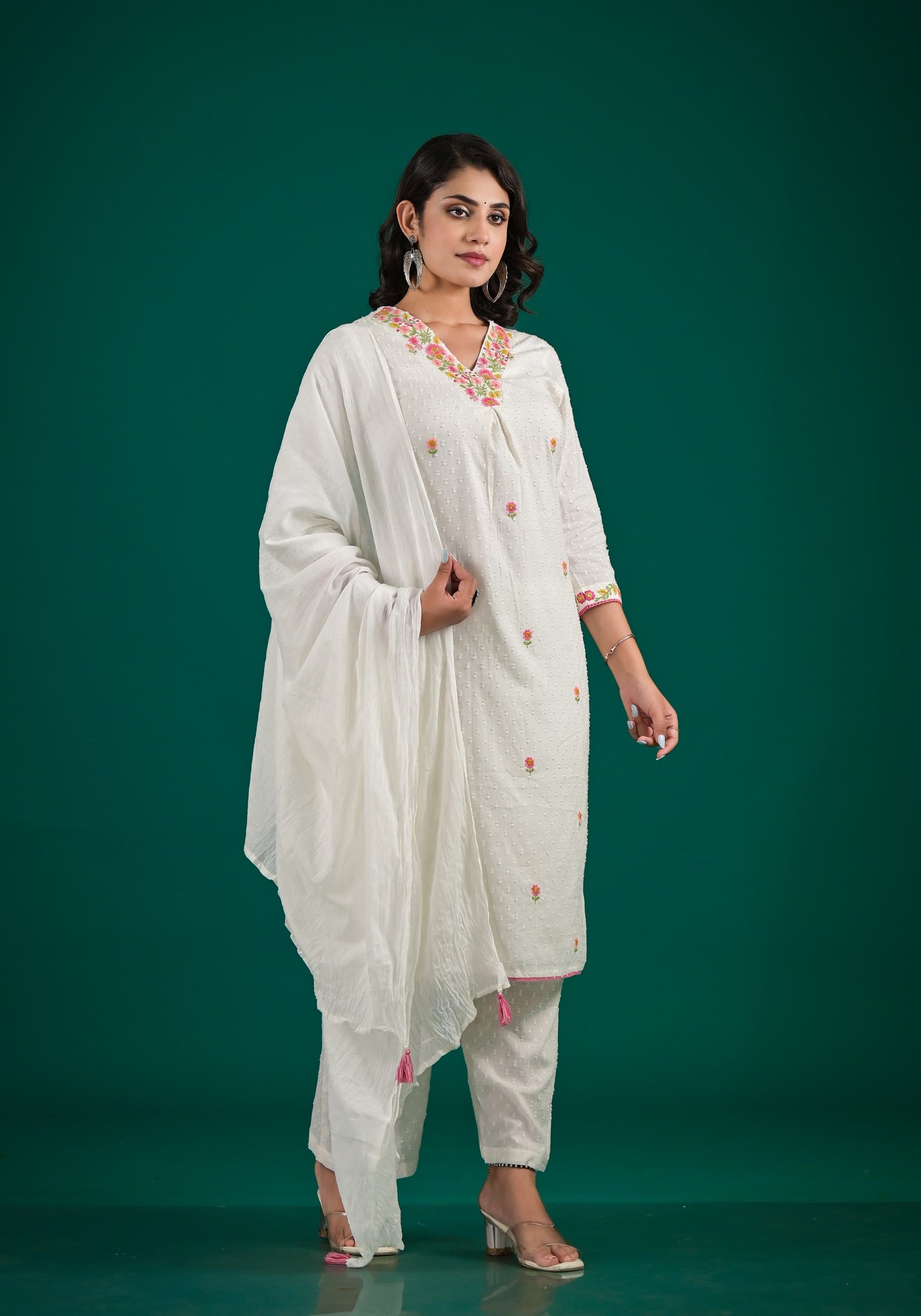 Embroidered Grace Kurti Set