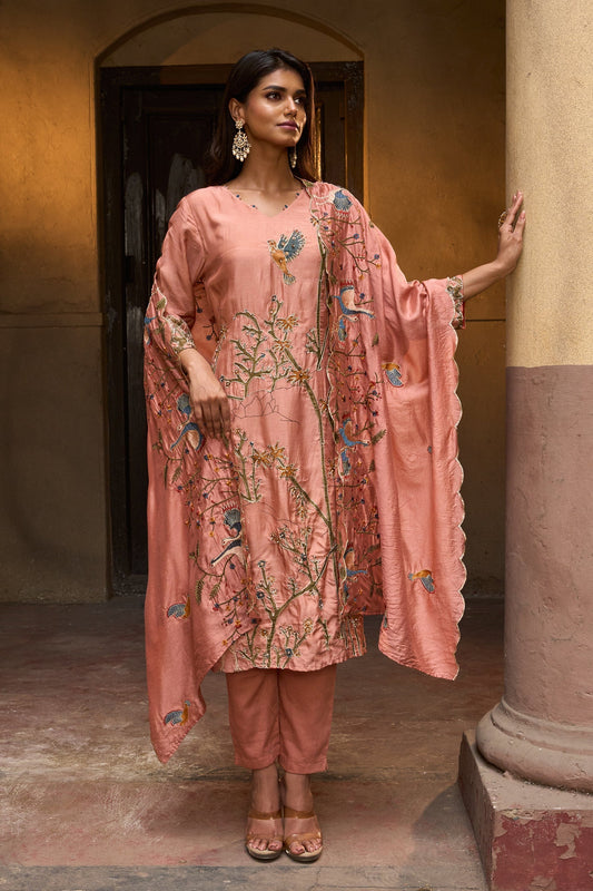 Gul-e-Bahar Embroidered Suit Set