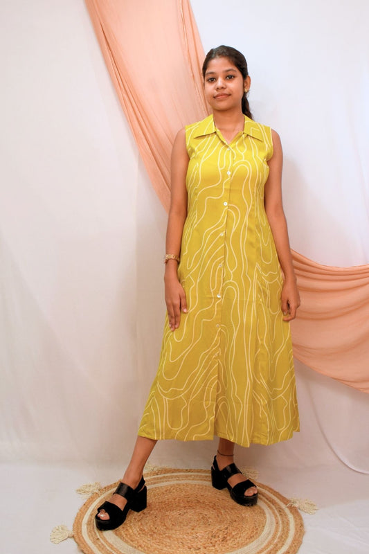 Twist & Tangy Shirt Dress