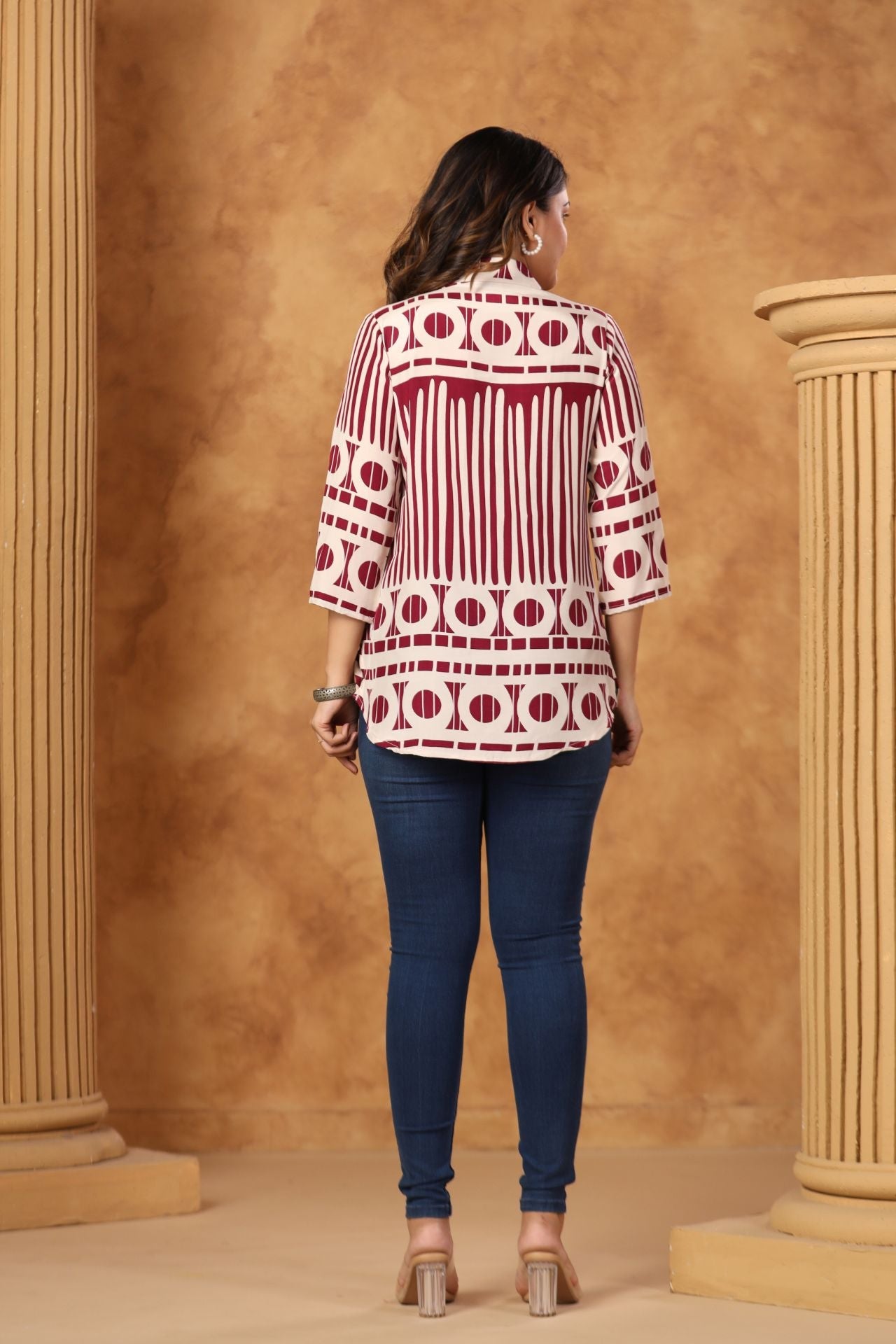 Nyra Abstract Pop Shirt Kurti